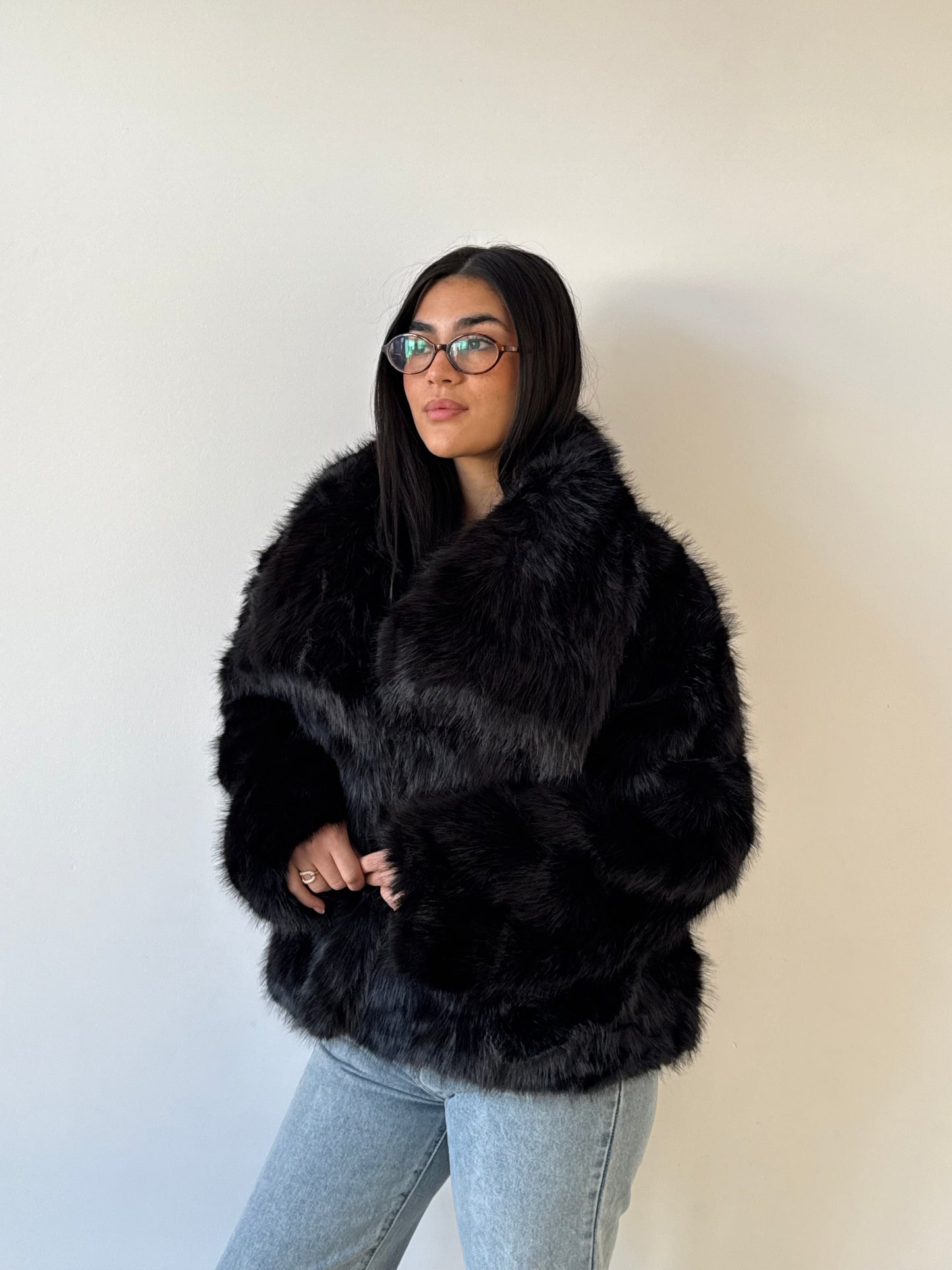 Fourrure sirine noir