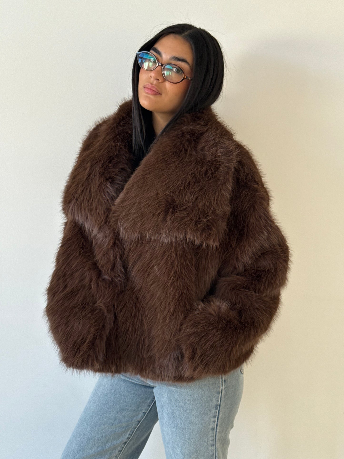 Fourrure Sirine brun