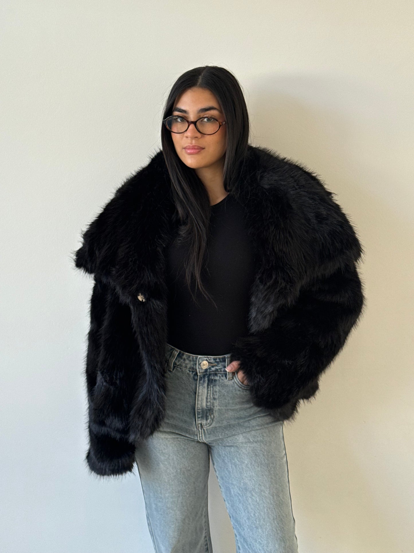 Fourrure sirine noir