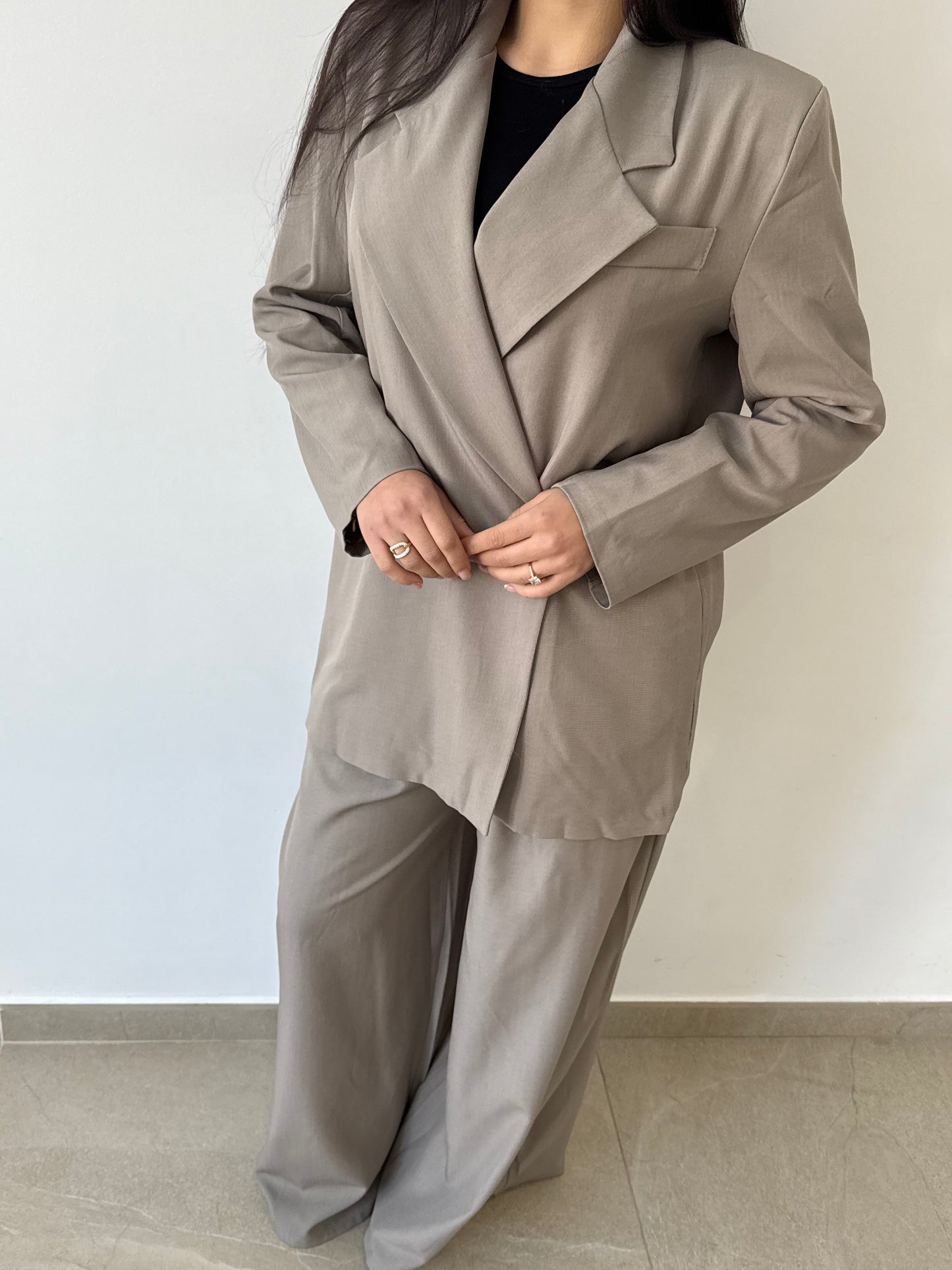 Ensemble tailleur beige