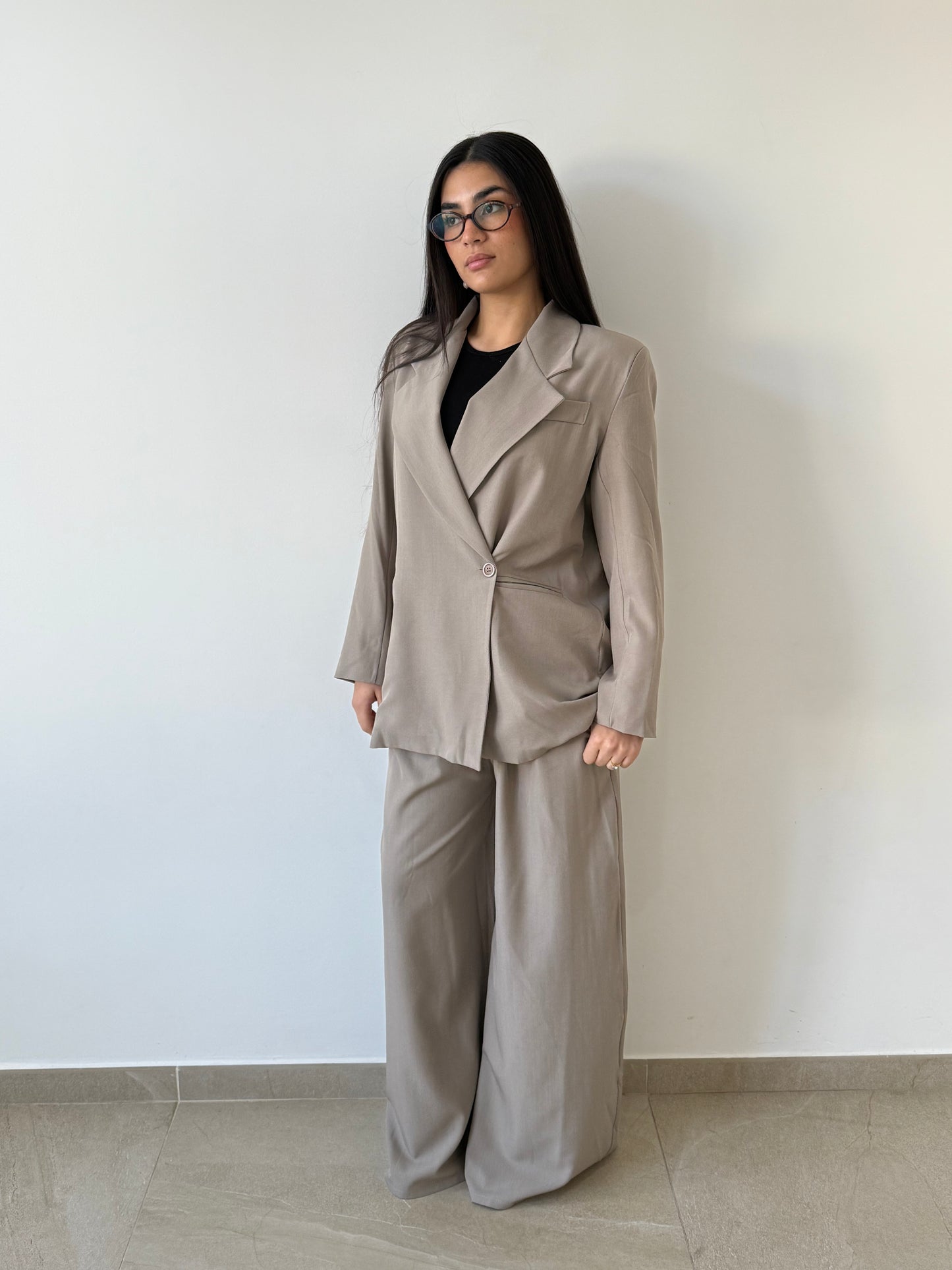 Ensemble tailleur beige