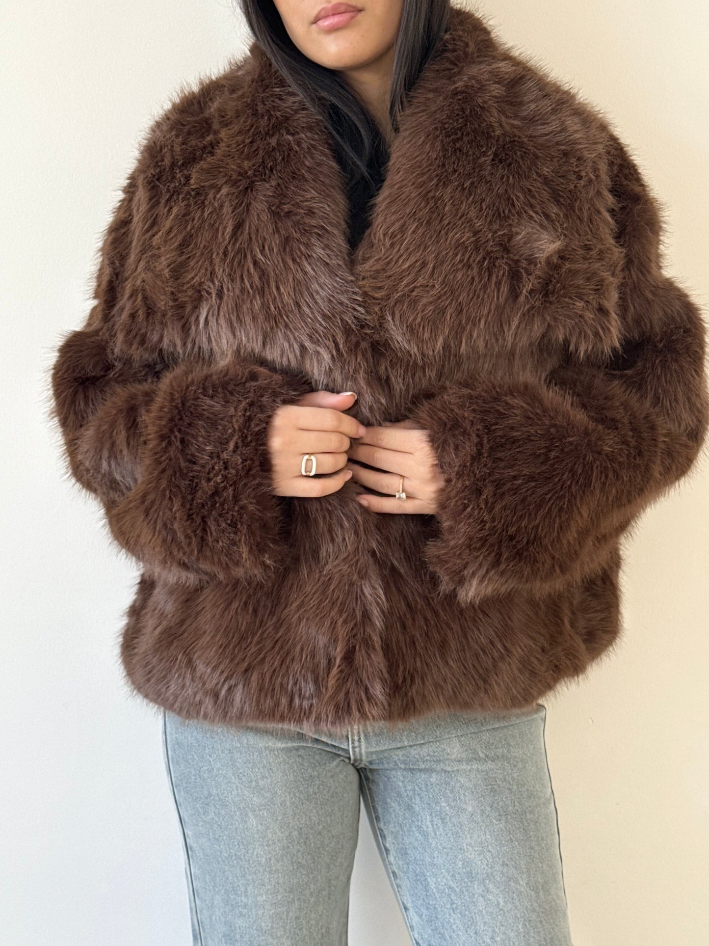 Fourrure Sirine brun